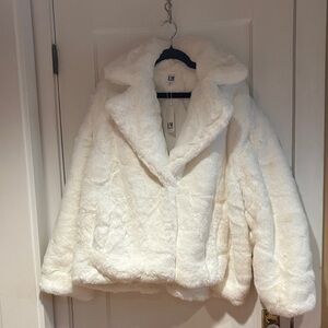 Elegant Cream Teddy Jacket